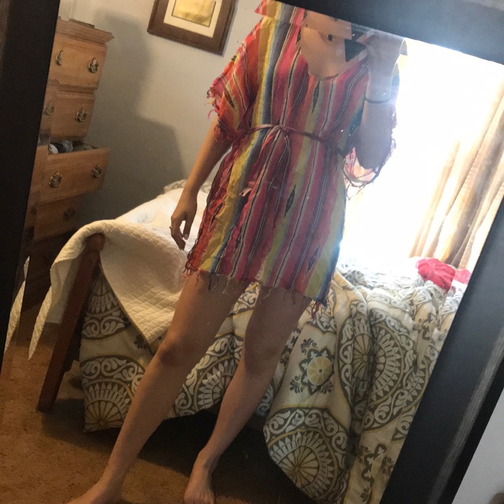 Colorful beach cover up